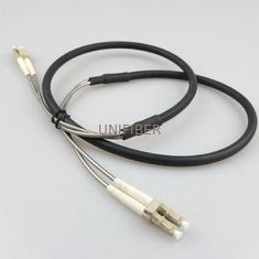 Outdoor Feild Operation Armored Patch Cord Multimode Duplex LC To LC Military Waterproof