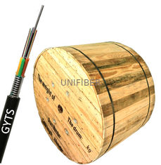 12 24 48 core outdoor stranded Loose Tube steel armoured GYTS direct bury/duct/aerial fiber optic cable