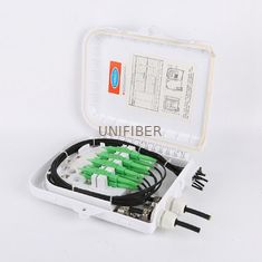 FTTH Fiber Optic Termination Box Wall Mouted 8 Core 2 In 8 Out IP67 Waterproof