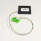High Reliability 1x4 Fiber Optic Splitter 4 Way PLC PON 0.9mm ABS Box Compact Size