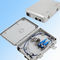 Flame Retardant Optical Fiber Termination Box Outdoor Wall Mounted With 2 Core SC Adapter