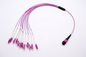 Multimode OM3/OM4  8/12/24 core mtp mpo fiber breakout cable,MPO MTP female to female fiber connector
