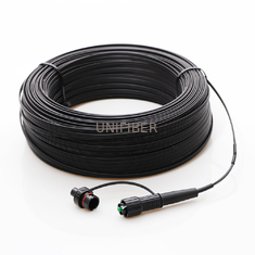 FTTH Outdoor Drop Cable MINI SC/APC Simplex SM G657A1 Fiber Optic Pigtail 100m