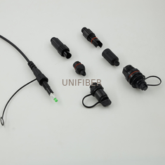 3 In 1 Type Fiber Optic Connectors SM / MM LSZH TPU Jacket For FTTH