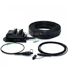 4 Ports Corning Optitap Mst Box Dielectric Flat Drop 100ft Tail