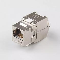 RJ45 Cat7 Keystone Jack Module With Shielded Toolless 8p8c Zinc Alloy 26AWG Cable