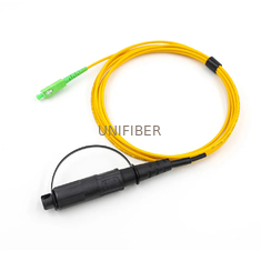 H Optitap To SC/APC Fiber Patch Cable Yellow 3.0mm 3M Customized