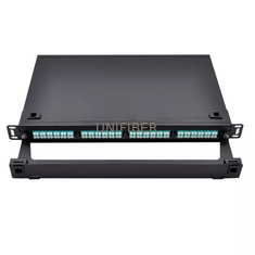 96 Ports MPO MTP Fiber Optic Patch Panel With 4x24F Cassette Modules