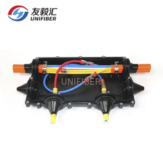 FTTH Air Blown Micro Duct Bulk Fiber Optic Cable Distribution Closure