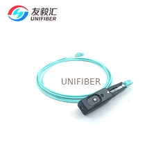 Uniboot LC to LC Duplex OM4 LED Light Traceable Fiber Patch Cable 3M