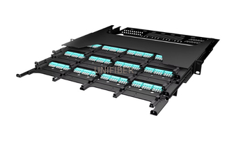 Data Center Ultra High Density MPO/MTP Fiber Optic Patch Panel 1U-144F 2U-288F 4U-576F