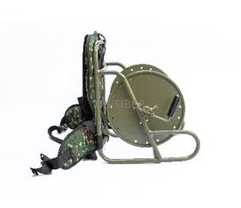 Portable Fiber Cable Assembly Field Deployable Tactical Fiber Optic Cable Reel