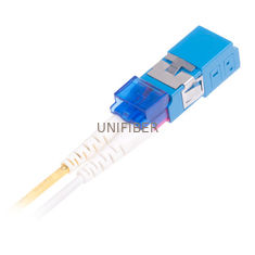 Safety Lc Type Fiber Optic Connector , Fiber Fast Connector Low Insertion Loss