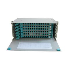 Beige Color Fiber Optic Patch Panel , Optical Distribution Frame ODF