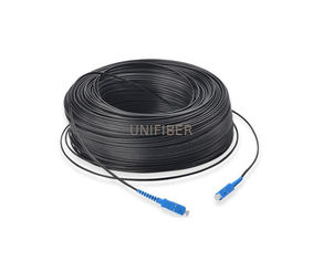 SC FTTH Fiber Optic Jumper Cables Singlemode Simplex FRP Strength Member
