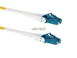 LC UPC To LC UPC Fiber Optic Cable Patch Cord Uniboot Duplex OS2 Single Mode