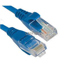 Indoor Copper Patch Cables , Utp Cat5e Patch Cable Snagless Boot Patch Cord