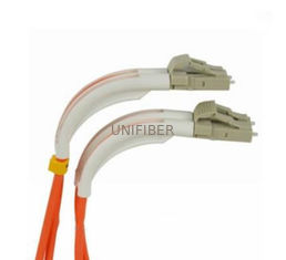 90 Degree Angled Boot LC SC Fiber Patch Cord OD 2.0/3.0mm Boot Diameter Durable
