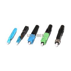 Durable Single Mode Fiber Pigtails SC LC FC FTTH Fast Field Termination Connector