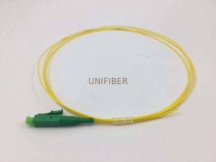 LC APC Singlemode Pigtail Fiber Optic Cable 900um Tight Buffer G657A LSZH Yellow Color