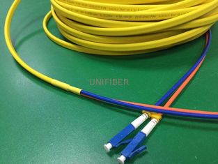 Flat Twin LSZH Ruggedized Fiber Patch Leads With Extra Strength / Durability