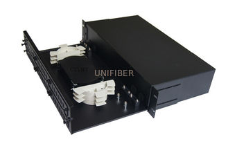 LC/SC Fiber Optic Cable Patch Panel 1U Height 48/96 Port Compact For Space Saving
