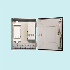 Wall Mounted Outdoor Fiber Termination Box With PLC Splitter Insert Cassette