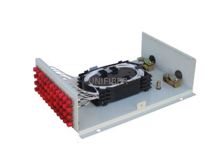12 24 48 port Fiber Optic Termination Box FC SC ST connectors metal compact size
