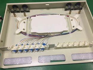 ODF Fiber Optic Patch Panel 1U 24 Ports Sliding Type With Front Dust Cover
