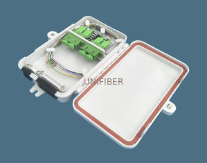 OFC Fiber Optic Termination Box 4 Core FTTH ABS Plastic Wall Installed Compact Size