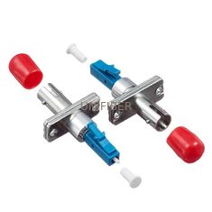LC Male To ST/SC/FC Female Hybrid Fiber Optic Couplers Male To Female REACH SvHC Compliant