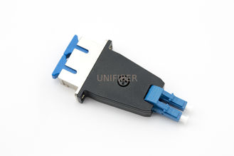 Singlemode fiber sc to lc adapter,Duplex / Simplex Fiber Optic Cable Connectors SC Female To LC Male Hybrid Adapters