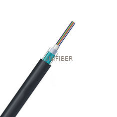 Single / Multi Mode 2 Strand Fiber Optic Cable Outdoor Direct Aerial Duct GYDXTW Ribbon