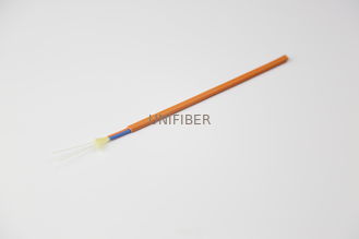 LSZH ruggedized flat 2 core duplex multimode fiber optic cable,with added protective layer making it more rugged