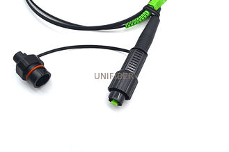 Pre Connectorized Drop Optical Cable Assembly G657A2 LSZH With Customized Length