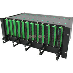 4U 144 Fiber Optical Distribution Box SC LC Connector With 12  Sub Unit Splicing Tray