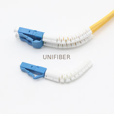 Flex Angle Boot Fiber Optic Patch Cord Duplex / Simplex Flexible In Any Direction