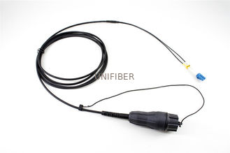 Duplex Single Mode FTTA Fiber Cable Assembly Waterproof IP68 Fullaxs Connectors