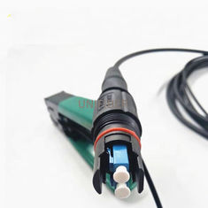 Duplex LC To LC Fiber Optic Patch Cord Field Installable Corning Optitap H Connector