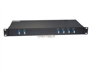 C21-C22 DWDM OADM Mux Demux , Fiber Optic Multiplexe 1RU 19 Inch Rack Mount