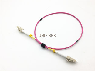 OM4 50/125 LC To LC Duplex 2.0mm Multimode Fiber Optic Cable