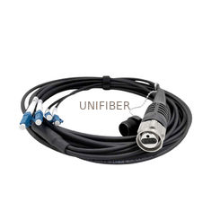 Rugged ODC-LC Plug Socket TPU Fiber Optical Patch Cord