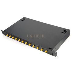 ST Connector 12 24 Port 19 Rack Mount Fiber Patch Panel