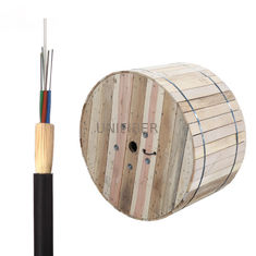 HDPE Sheath G652D ADSS Overhead Fiber Optic Cable 100~500m Span