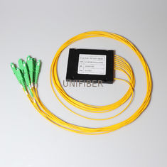 FTTH 1.5m Pigtail 8 Way 1x8 SC/APC Passive Optical Splitter