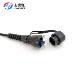 Rugged ODVA LC Duplex G657A1 7.0mm Fiber Optic Patch Cord