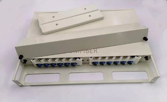 FTTx 23" 1U Rack Mount Fiber Enclosure With SC/LC Adapter