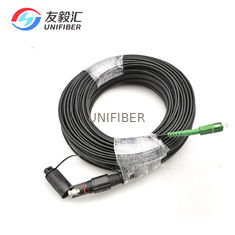 IP67 Optitap 50M G657A2 SC APC Pre Connectorized Drop Cable