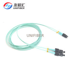 2.0mm 2M OM3 Multimode 50/125um SC To LC Duplex Patch Cord