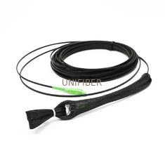 SC/APC to SC/APC FTTH drop cable patch cord 2.0*3.0mm G657B3 fiber 50M with pulling eyes
